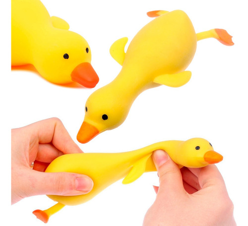 Pato Patinho Estica E Puxa Fidget Toys Anti Stress