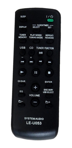 Controle Remoto Rm-amu053 P/ Sony  Mhc-gtr6 Gtr8 Gtr33 Gtr88