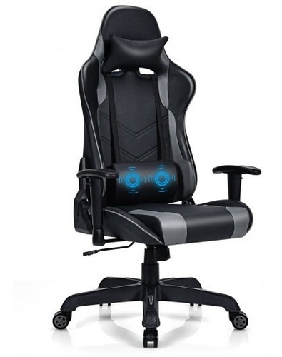 Sillón Reclinable Para Juegos De Masaje Con Soporte Lumbar, 