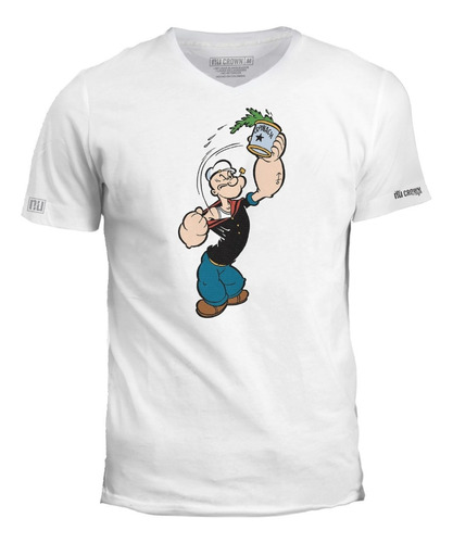 Camiseta Popeye Caricatura Póster Espinaca Ivk