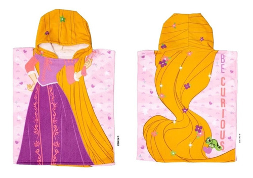 Poncho De Toalla Piñata Rapunzel