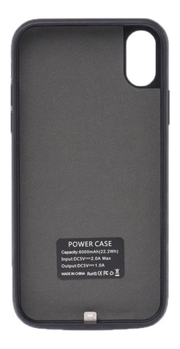 Imagen 5 de 10 de Kit Funda Cargadora iPhone XR Cubre Bordes Mas Cable iPhone