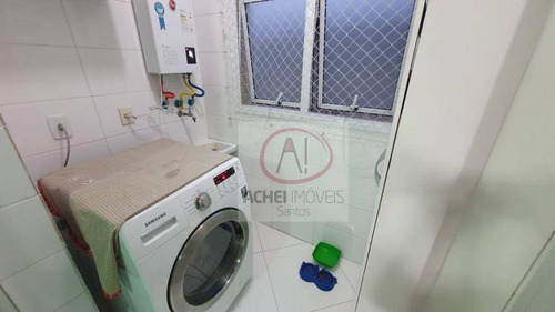 Imagem 20 de 20 de Apartamento Com 2 Dormitórios, 1 Suite, Prédio Com Lazer, Vaga Demarcada, À Venda, 62 M² Por R$ 480.000 - Vila Matias - Santos/sp - Ap11169
