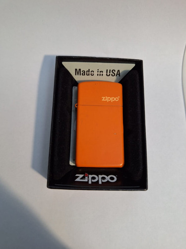 Encendedor Zippo Slim Orange Matte