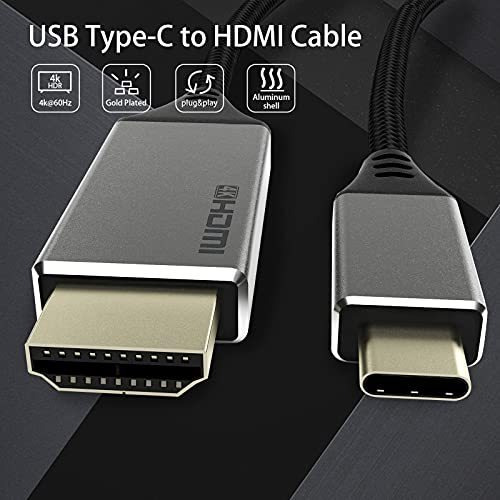 Cable Usb Hdmi 5.9 ft 4 60 Hz Tipo Para Oficina Casa
