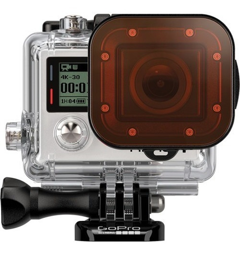 Filtro Rojo De Buceo Gopro Para Hero 3/ 3+ 4 Silver/black