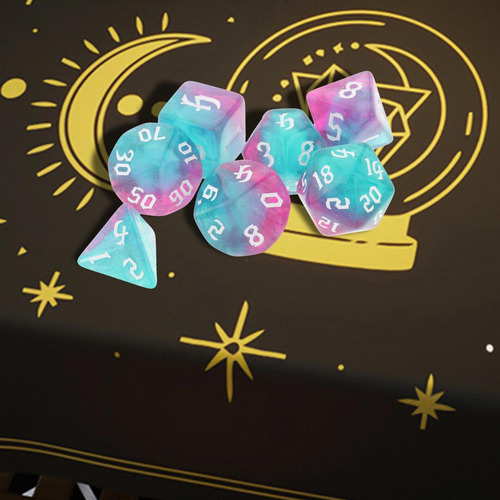Juego De Dados Multifacéticos De 14 Uds., Juegos De Mesa,