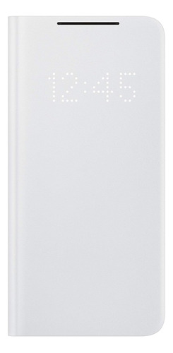  Funda Para Samsung Galaxy S21 Cubierta Billetera Led, Gris