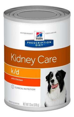 Hills Lata K/d Kidney Care Para Perros 370gr Pet Time