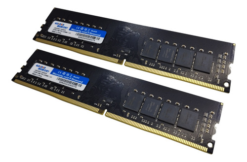 Memoria Ram  16gb (2*8) Ddr4 2666 Mhz  1.2v Black