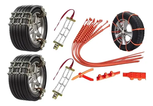 Kit Cadenas Amarras Nieve Auto Neumatico Universal | Cuotas sin interés