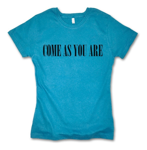 Come As You Are Playera Nirvana Grunge Kurt Para Mujer Bp