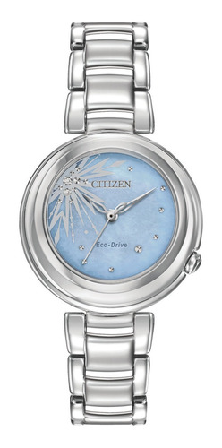 Reloj Citizen Eco Pricesas Disney Elsa Em0580-58n Diamantes