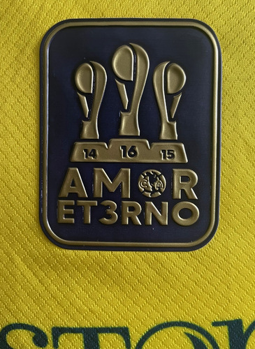 Jersey Playera América Local 2025 Aficionado + Parches Tri