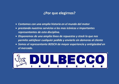 Inyector Baja Presion Vw Vento Gli Bosch
