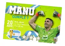 Comprar Kit Imprimible Invitación Dibu Martinez Fútbol Mundial Candy