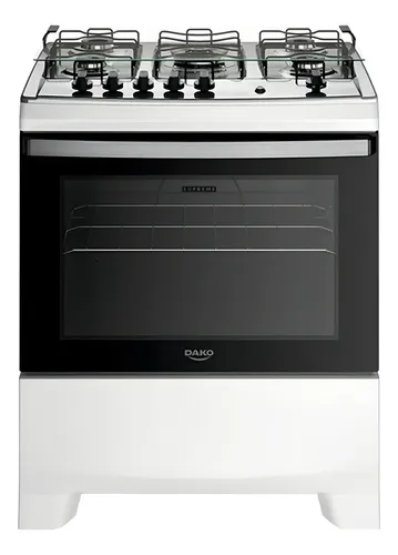 Fogão A Gás Dako Supreme 5 Bocas Tc Com Tampa Bco-bivolt - R$ 1.385,81