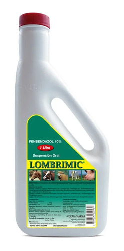 Lombrimic Fenbendazol 10% Antiparasitario Interno