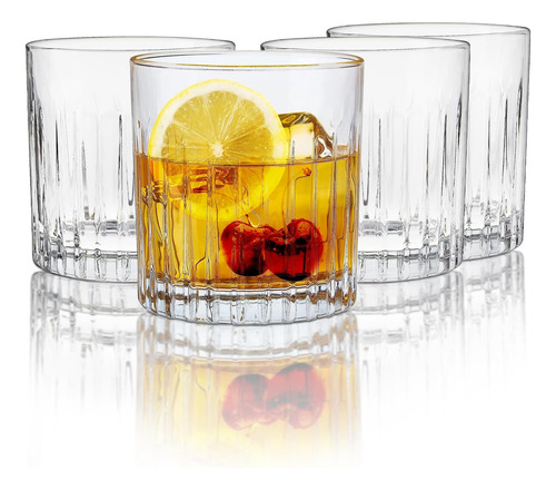 Whiskey Glasses Tumbler Set Of 4 Rocks Glasses Cocktail,juic