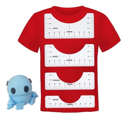 Imagen 1 de 5 de Reglas De Vinilo Para Estampado Poleras/ Guía, Alineación