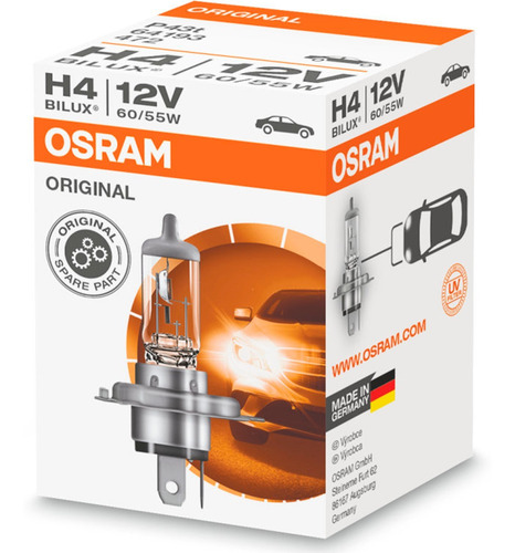 Lâmpada Farol Logan 2008 Até 2013 Osram Standard H4 Par