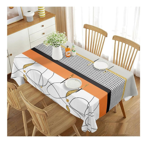 Mantel Rectangular Mantel De La Mesa Impermeable 140x220cmhc