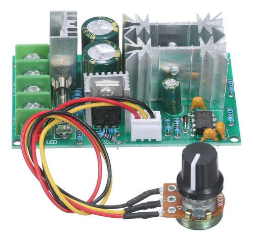 Controlador De Velocidad Pwm De 2 Piezas, Módulo De Control