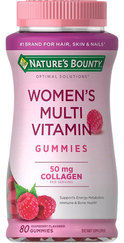 Multivitamínico Gummy Women's C/ Colageno 80 Gummies