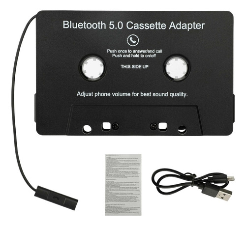Adaptador De Cassette Bluetooth A Auxiliar Con Batería F