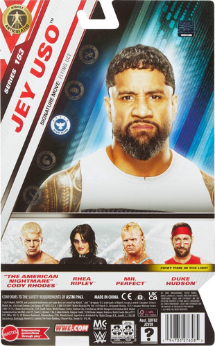 Mattel Wwe Main Event Jey Uso