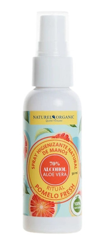 Spray Higienizante Manos Natural Aloe Vera Pomelo Vegano 