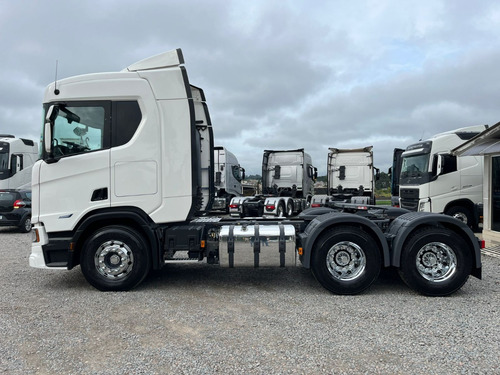 Caminhão Scania S 560 Branco 6x4 2024 540 Traçado R540 R560