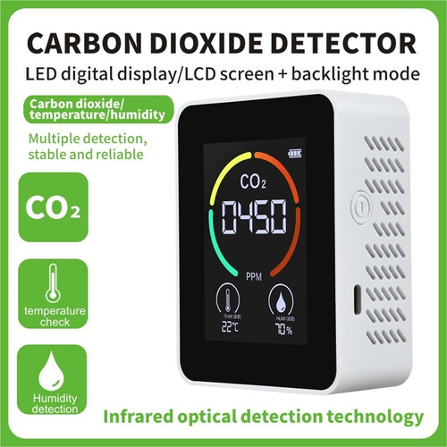 Sensor Co2, Temp Y Humedad Portátil