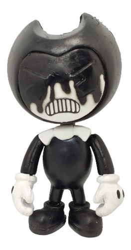 Imagen 2 de 7 de Juguete Bendy The Ink Machine Figura Blanco Demonio Emit Luz