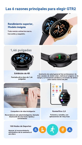 Th-046 5.0reloj Inteligente De Tiempo Infinito De Modo Dualr