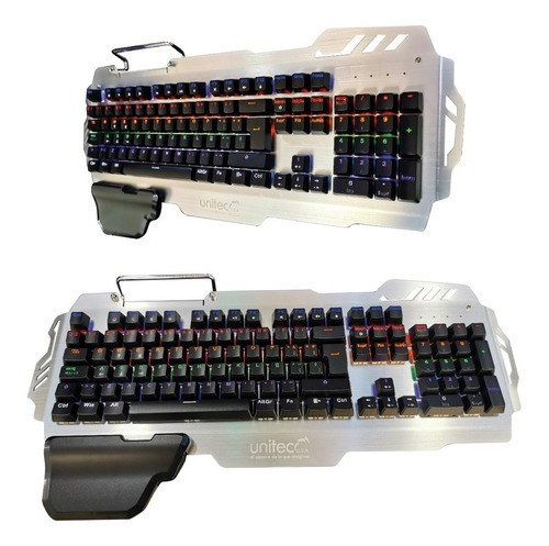 Teclado mecânico retroiluminado para jogadores Unitec Mk20