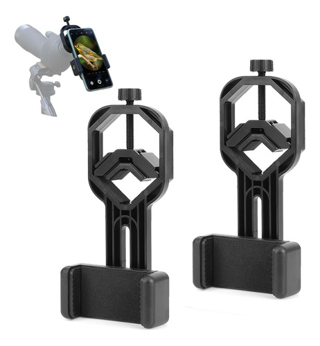 Soporte Universal Adaptador De Teléfono Para Telescopio 2pcs