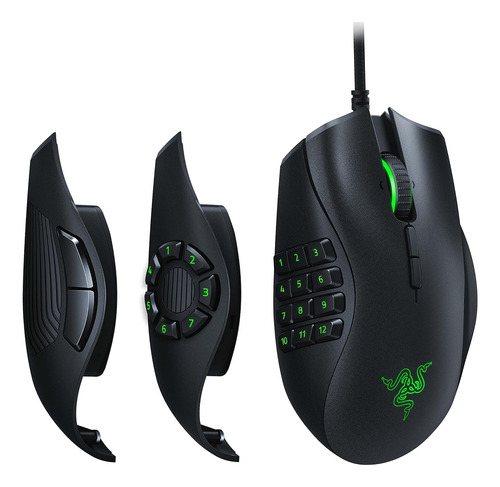 Razer Naga Trinity De Raton Gamer, 3 En 1, Óptico, 16000 Dpi