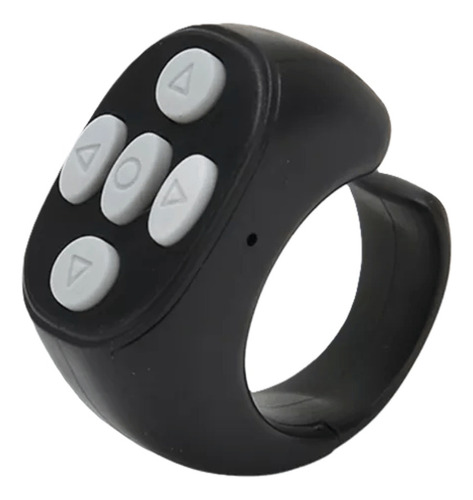 Anillo Celular Bluetooth Control Selfie Música Tik Tok Negro