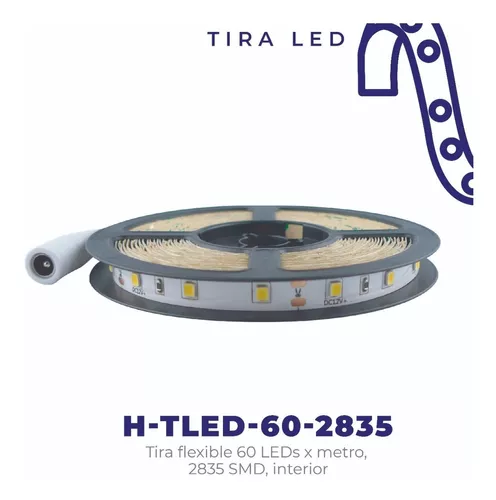 Tira LED 12V SMD 60 LEDs/m 14,4 W Rosa Por Metro