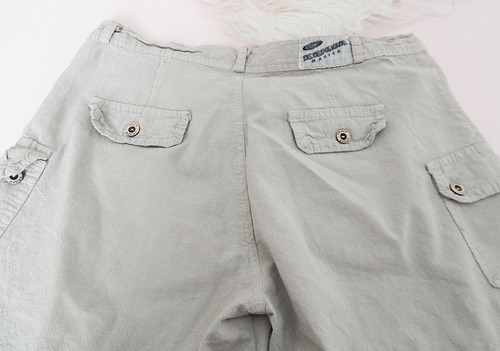 Bermuda Tipo Short Color Gris Talle M De Mujer