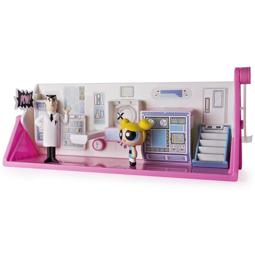 Professor Utônio Playset 2 Em 1 As Meninas Superpoderosas