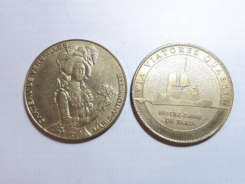 Medalla Notre Dame Paris Coleccionables X 2 Ro 1828