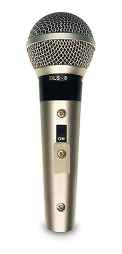 Microfone Dylan Dls 8 Cardióide Profissional Com Cabo