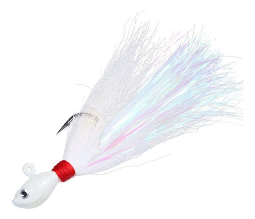 Señuelo De Pesca Jig Pluma Lago Rio Mar 14g