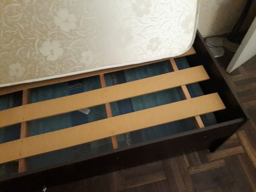 Cama Una Plaza Con Auxiliar Y Cajonera . Opcional Colchón.
