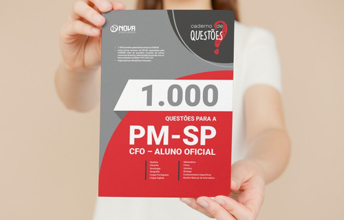 Apostila + Questões Completa Pm Sp 2024 - Aluno Oficial Cfo Polícia Militar De São Paulo - Editora Nova