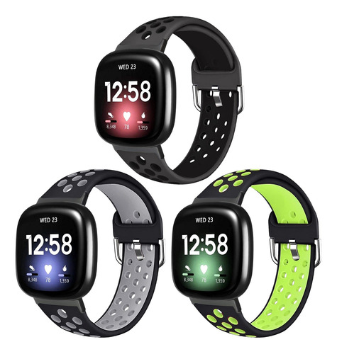 Vanet Compatible Con Correas Fitbit Versa 3/fitbit Sense Pa.