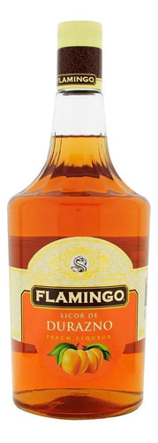 Pack De 3 Piezas De Licor De Durazno Flamingo 1000 Ml