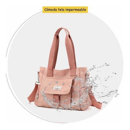 Imagen 5 de 6 de Elegante Bolso Resistente Al Agua Y Antirrobo Para Mujer